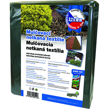 Textilie Agro mulčovací, netkaná 3.2 x 10 m, černá