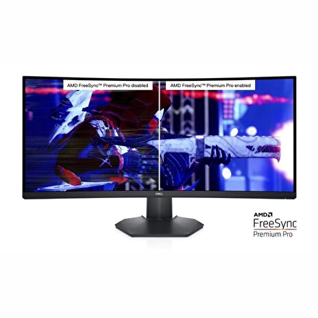 Dell/S3422DWG/34"/VA/3440x1440/144Hz/1ms/Black/3RNBD