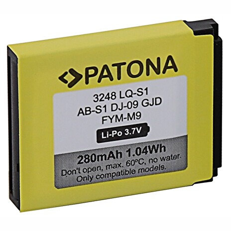 PATONA baterie pro chytré hodinky DZ09, QW09, W8, A1, V8, X6, 280mAh, LQ-S1