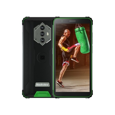 iGET Blackview GBV6600 Green odolný telefon, 5,7" HD+ IPS, 4GB+64GB, DualSIM, 4G, 8580 mAh, NFC
