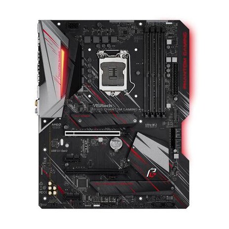 ASROCK MB B365 PHANTOM GAMING 4 (použitý) (intel 1151v2 coffee lake, 4xDDR4 2666MHz, HDMI +Dport, USB3.1, 6xSATA3 + 2xM.2, 7.1, GLAN, ATX) pouze pro intel coffee lake