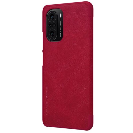 Nillkin Qin Book Pouzdro pro Xiaomi Poco F3 Red