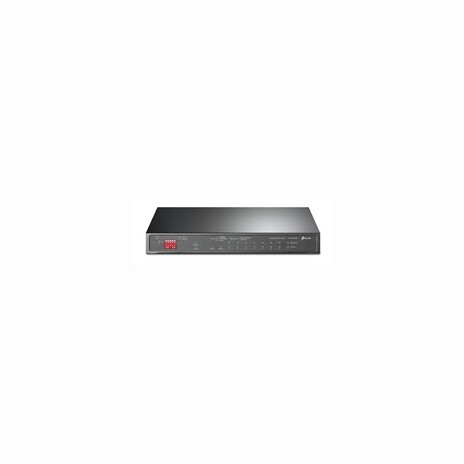 TP-Link switch TL-SG1210MP. 9xGbE RJ45, 1xSFP/RJ45, 8x PoE+ 123W, fanless