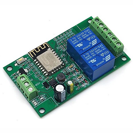 Solarmi DS142 Wi-Fi relé, 2 póly, TASMOTA