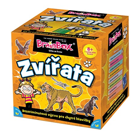 Hra GreenBoardGames Brainbox CZ - zvířata