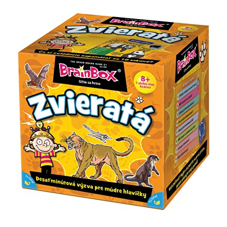 Hra GreenBoardGames Brainbox SK - zvieratá