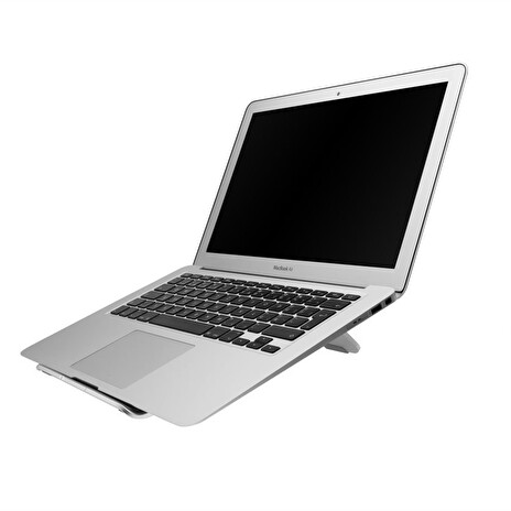 Stojánek FIXED Frame BOOK pro notebooky, hliníkový stříbrný