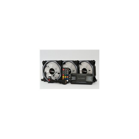 1stCOOL Fan KIT AURA EVO 4 ARGB, 3x HEXA2 ventilátor + ARGB řadič + dálkový ovladač