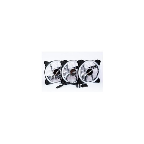 1stCOOL Fan KIT AURA EVO 1 ARGB, 3x Dual Ring ventilátor + ARGB Nano řadič