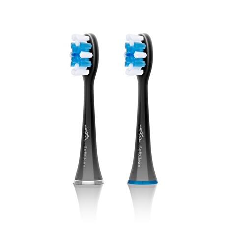 Náhradní hlavice ETA 0707 90600 SoftClean black, 2 ks