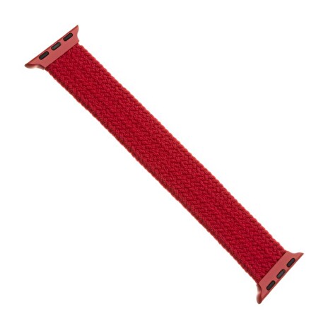 Řemínek FIXED Nylon Strap elastický nylonový pro Apple Watch 38/40mm, velikost L, červený