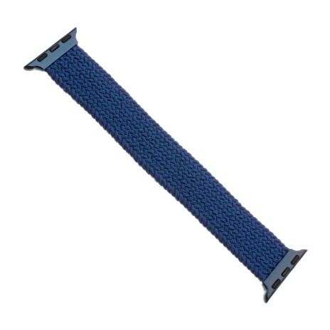 Řemínek FIXED Nylon Strap elastický nylonový pro Apple Watch 38/40mm, velikost L, modrý