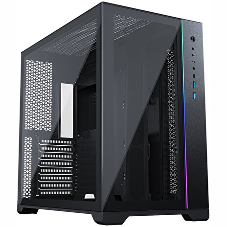 Metallic Gear by Phanteks NEO Qube / ATX / 2 x USB 3.0 / USB-C 3.1 / ARGB / tvrzené sklo / černá