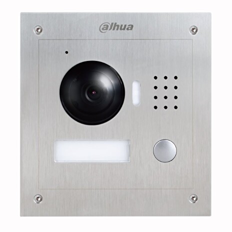 DAHUA Dveřní stanice IP/ 1x zvonek/ 1,3Mpix 120st/ PoE pasivní/ IP54/ IK07/ nerezová ocel