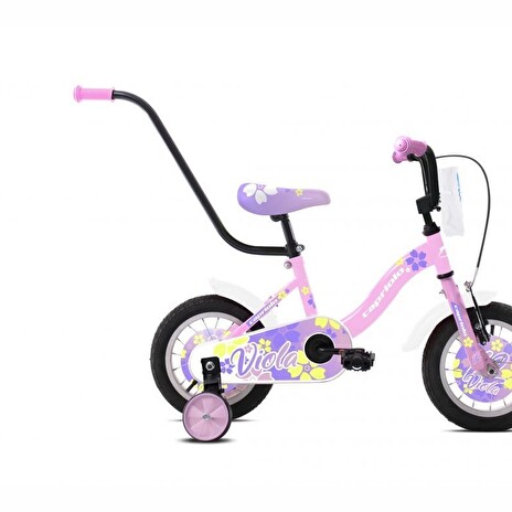 Dětské jízdní kolo Capriolo BMX 12"HT VIOLA růžovo-bílé