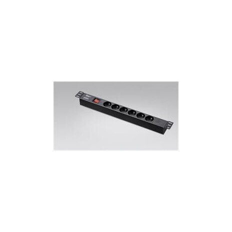 Eurocase zásuvka GA-3106 typ E šetinásobná, 1,7m, C13- Schuco