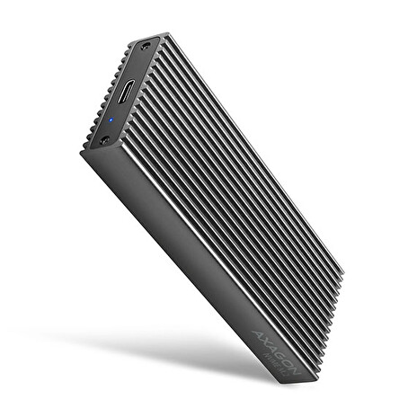AXAGON EEM2-XR, USB-C 3.2 Gen 2 - M.2 NVMe SSD kovový RADIATOR box s dvěma chladiči