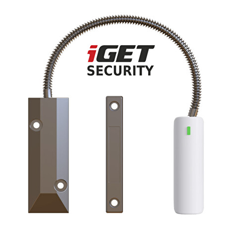 iGET SECURITY EP21 - senzor na železné dveře/okna/vrata pro alarm M5, výdrž baterie až 5 let