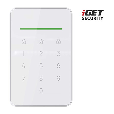 iGET SECURITY EP13 - bezdrátová klávesnice s RFID čtečkou pro alarm M5