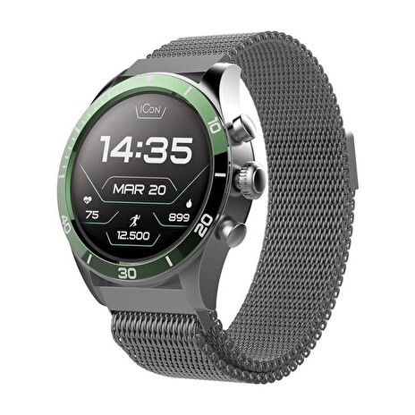 Chytré hodinky Forever Icon AW-100 AMOLED zelené