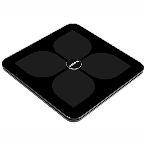UMAX chytrá váha Smart Scale US20HRC / 0,2 – 180 kg/ Bluetooth 4.0/ 15 tělesných parametrů/ čeština/ černá