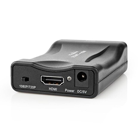 Nedis VCON3463BK - HDMI™ Převodník | SCART Zásuvka | Výstup HDMI ™ | 1cestný | 1080p | 1.2 Gbps | ABS | Černá