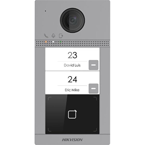 Videotelefon Hikvision DS-KV8213-WME1(B)/Surface IP dveřní interkom, 2 tlačítkový, 2MP