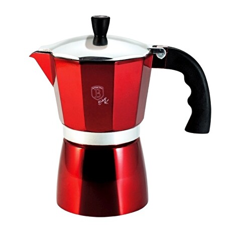 Konvice Berlingerhaus na espresso 9 šálků Burgundy Metallic BH-1980