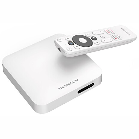 THOMSON android box THA100/ 4K Ultra HD/ HDR10/ VP9/ H.265/HEVC/ NETFLIX/ O2 TV/ HDMI/ USB 3.0/ LAN/ Wi-Fi/ Android TV10