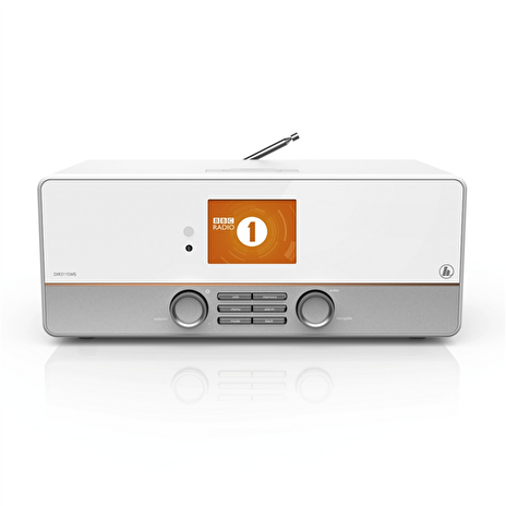 Rádio Hama DIR3115MS digitální a internetové, FM/DAB/DAB+/Multiroom, ovládání aplikací, bílé