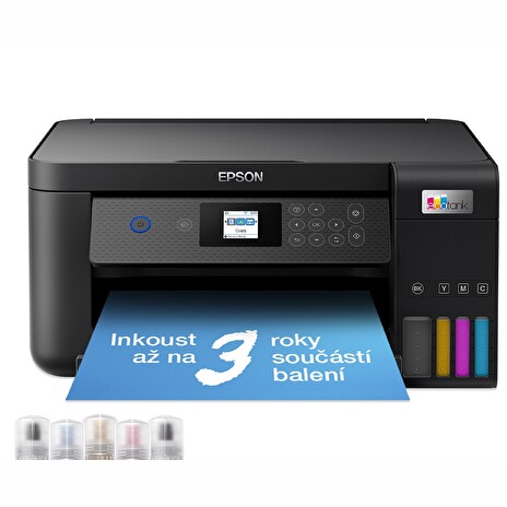 EPSON tiskárna ink EcoTank L4260, 3v1, A4, 1440x5760dpi, 33ppm, USB, Wi-Fi, 3 roky záruka po reg.