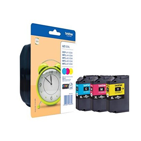 Brother LC-125XLRBWBP (inkoust multipack - 3 barvy C/M/Y)