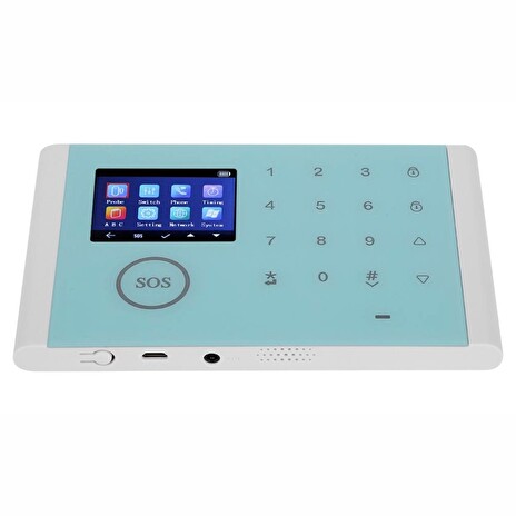 XtendLan IDS-CS118 zabezpečovací ústředna/ GSM/ WiFi/ 433MHz/ baterie/ LCD/ Tuya podpora
