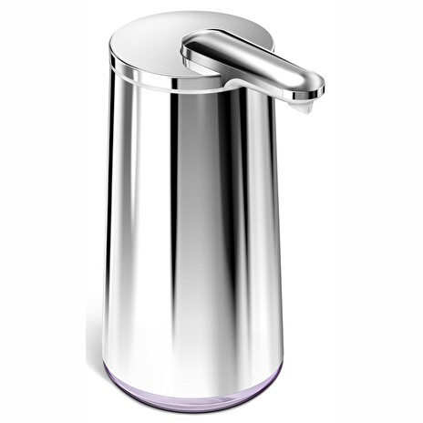 Dávkovač Simplehuman mýdlové pěny, bezdotykový - 295 ml, leštěná nerez ocel, dobíjecí