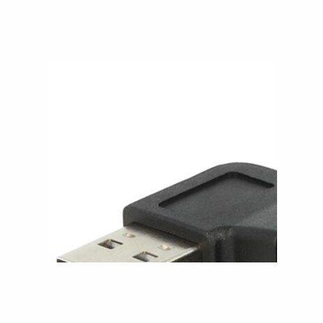 DeLOCK Adapter EASY-USB 2.0-A male > USB 2.0-A female angled left / right - USB redukce (samčí-samičí) - USB (F) do USB (M) - konektor 90° - černá