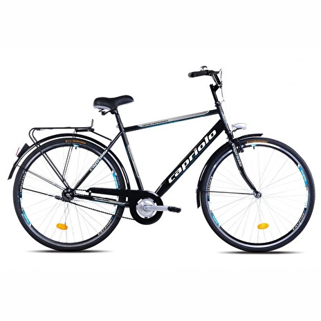 Městské jízdní kolo Capriolo Amsterdam 28"/21" šedo/modré