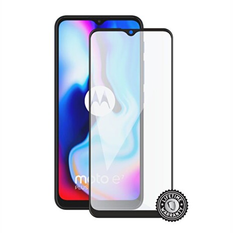 Screenshield MOTOROLA Moto E7 Plus XT2081 (full COVER black) Tempered Glass Protection