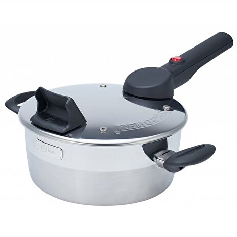 Remoska D51/10 2l Dua / El. pečící mísa / 400W / 2L / 22cm / nerezová ocel / skleněná poklice
