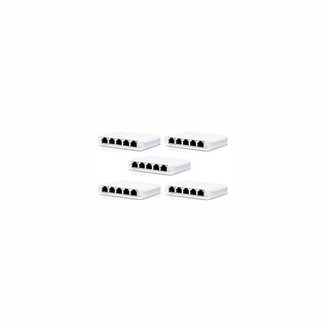 UBNT UniFi Switch USW-Flex-Mini-5, 5-pack [5xGigabit, 1xPoE In]