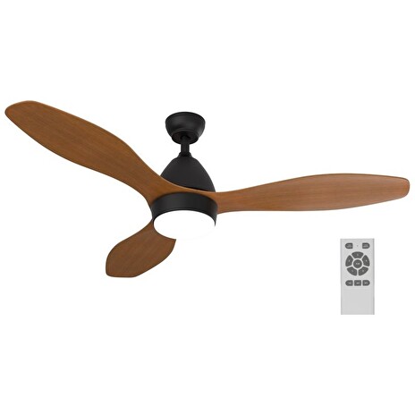 IMMAX NEO LITE FRESCO SMART stropní svítidlo s ventilátorem 18W Tuya Wi-Fi hnědo-černé