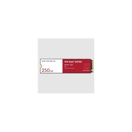 WD RED SSD NVMe 250GB PCIe SN700, Geb3 8GB/s, (R:3100/W:1600 MB/s) TBW 500