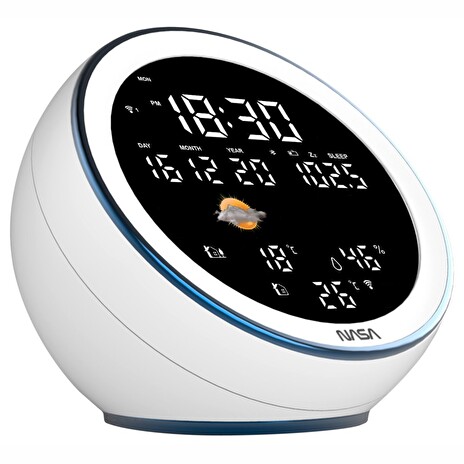 NASA meteostanice MOON WSP1500, BT reproduktor, bílá