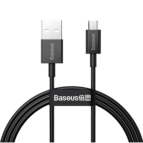 Baseus CAMYS-01 Superior Fast Charging Datový Kabel MicroUSB 2A 1m Black