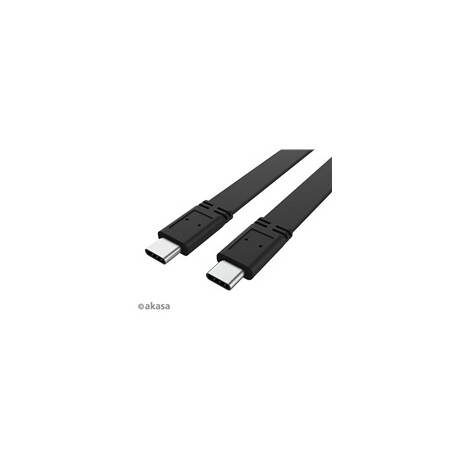 AKASA kabel USB-C na USB-C, 20G, 46W PD, 4K@60Hz, 1m