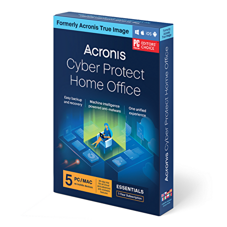 Acronis True Image Essentials Subscription 5 Computers - 1 year subscription ESD