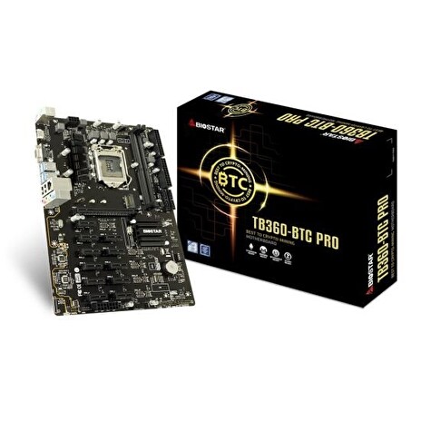Biostar TB360-BTC PRO, Intel B360, Socket 1151, ATX, GbE LAN,Dual