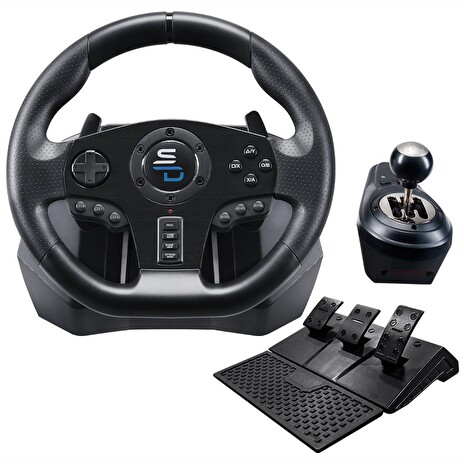 SUPERDRIVE Sada volantu, pedálů a řadící páky GS850-X/ PS4/ Xbox One/ Xbox Series X/S