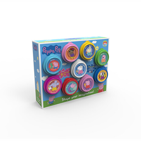 Hračka MAC TOYS Prasátko Peppa modelína 8 ks
