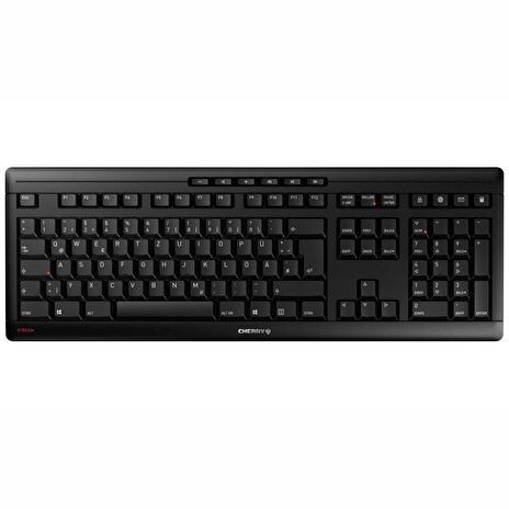 CHERRY klávesnice STREAM Wireless / bezdrátová/ USB/ černá/ CZ+SK layout