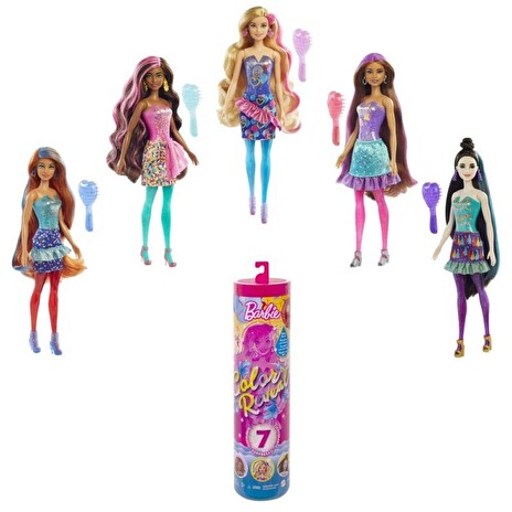 Panenka Mattel Barbie Color Reveal Konfety Asst